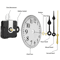 Silent Quartz Wall Clock Movement Mechanism With DIY Replacement Hands Easy Clock Repair Tool Parts 5