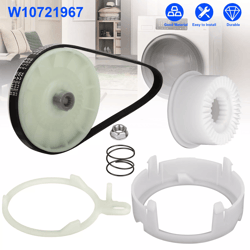 washer pulley clutch kit & washing drive belt for whirlpool, reliable replacement parts