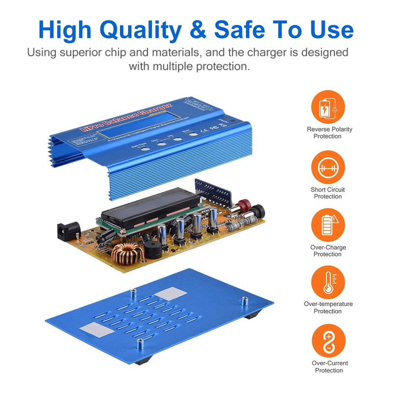 IMAX B6 LiPo Battery Balance Charger Discharger For RC Car Drone NiMH LiFe NiCd Pack 5