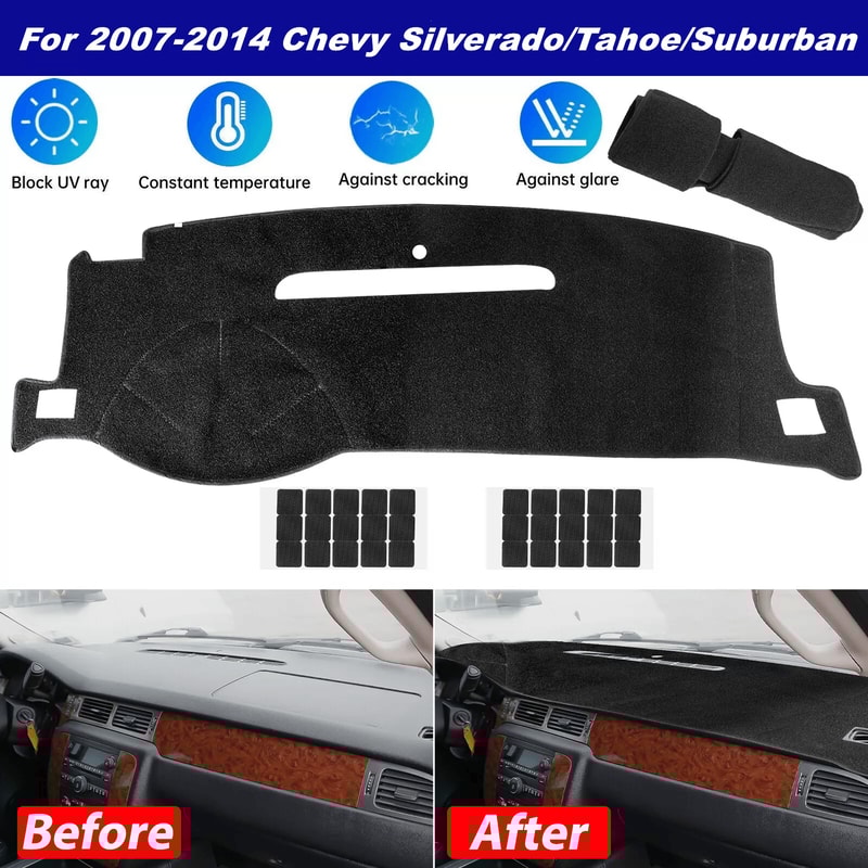 Fit For Chevy Dashboard Pad Dash Cover Mat Protect Your Interior From Sun Damage Glares 0