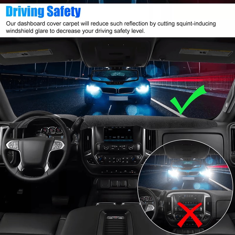 Fit For Chevy Dashboard Pad Dash Cover Mat Protect Your Interior From Sun Damage Glares 3