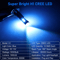 LED DRL Bulbs Fog Driving Light Conversion Kit Super Bright Ice Blue CREE Plug Play For Daytime N 6