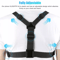 Chest Harness Body Strap Mount Accessories Adjustable HandsFree Phone Holder For IPhone Android Go 2