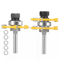 Tongue And Groove Router Bit Set Shank Teeth Adjustable TShape Woodworking Cutter 0
