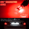 LED Red Strobe Brake Light Bulbs Tail Blinking Stop Lamps For Enhanced Road Safety 2