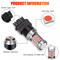 LED Red Strobe Brake Light Bulbs Tail Blinking Stop Lamps For Enhanced Road Safety 1