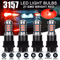 LED Red Strobe Brake Light Bulbs Tail Blinking Stop Lamps For Enhanced Road Safety 0