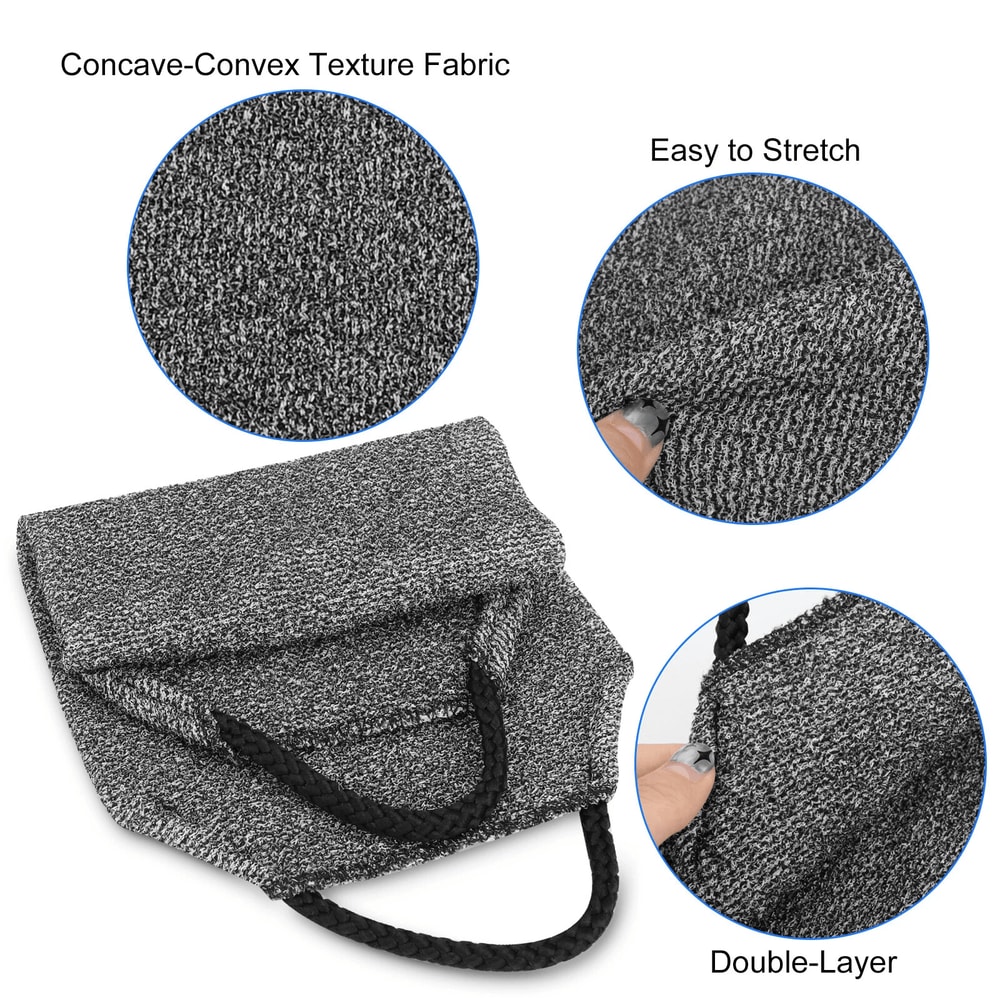 Exfoliating Back Scrubber Towel Strip For Shower Bath Soft Skin Body Wash Cloth For Spa And Exfoli 6