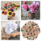 Lot Of Wooden Art Buttons 2Hole Mixed Colors For DIY Sewing Scrapbooking Crafts 3