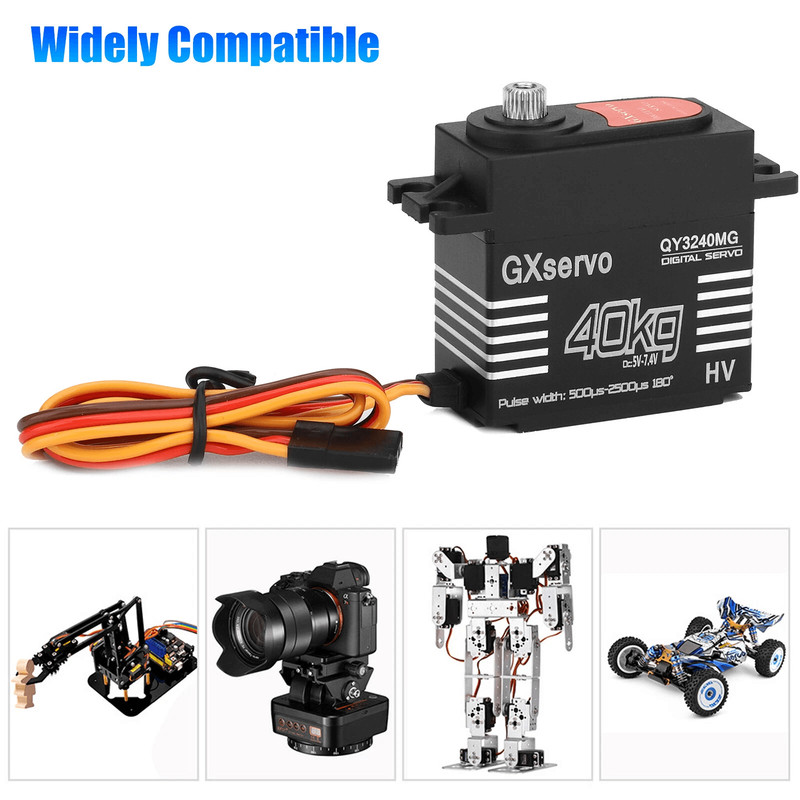 40KG Metal Gear Waterproof Digital Servo High Torque For 18 110 RC Car Precision Steering Control 1