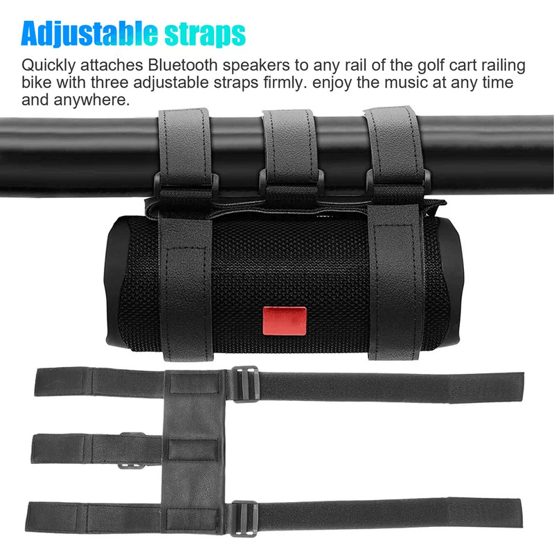 Adjustable Handlebar Bicycle Holder Straps Portable Sound Bar Mount For Bluetooth Speakers On Bikes 1
