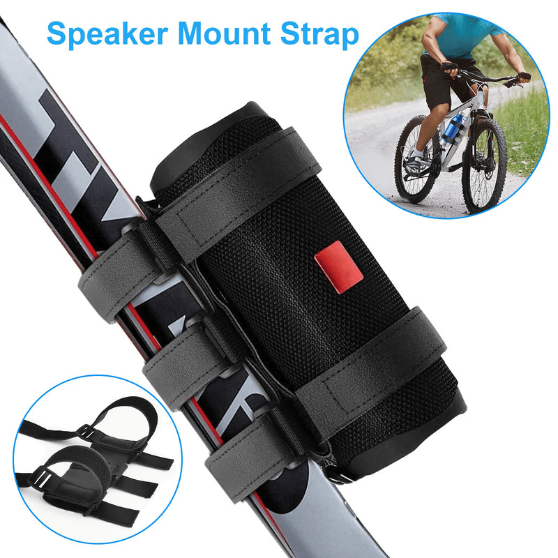 Adjustable Handlebar Bicycle Holder Straps Portable Sound Bar Mount For Bluetooth Speakers On Bikes 0