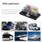 4Way Blade Fuse Box Holder With LED Indicator For 12V24V Automotive Marine RV And Boat Applications 1