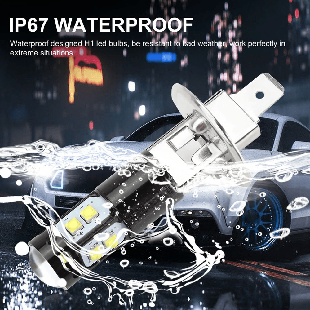 LED Fog Light Bulbs Super Bright 6500K White Driving Lamps 3