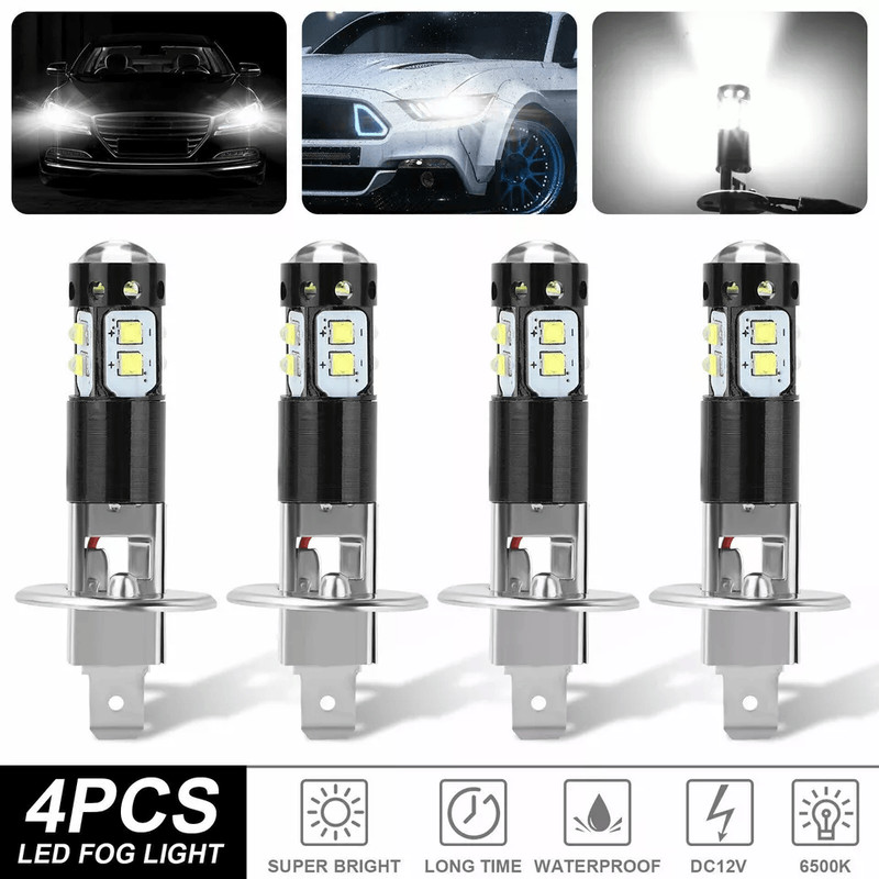 LED Fog Light Bulbs Super Bright 6500K White Driving Lamps 0