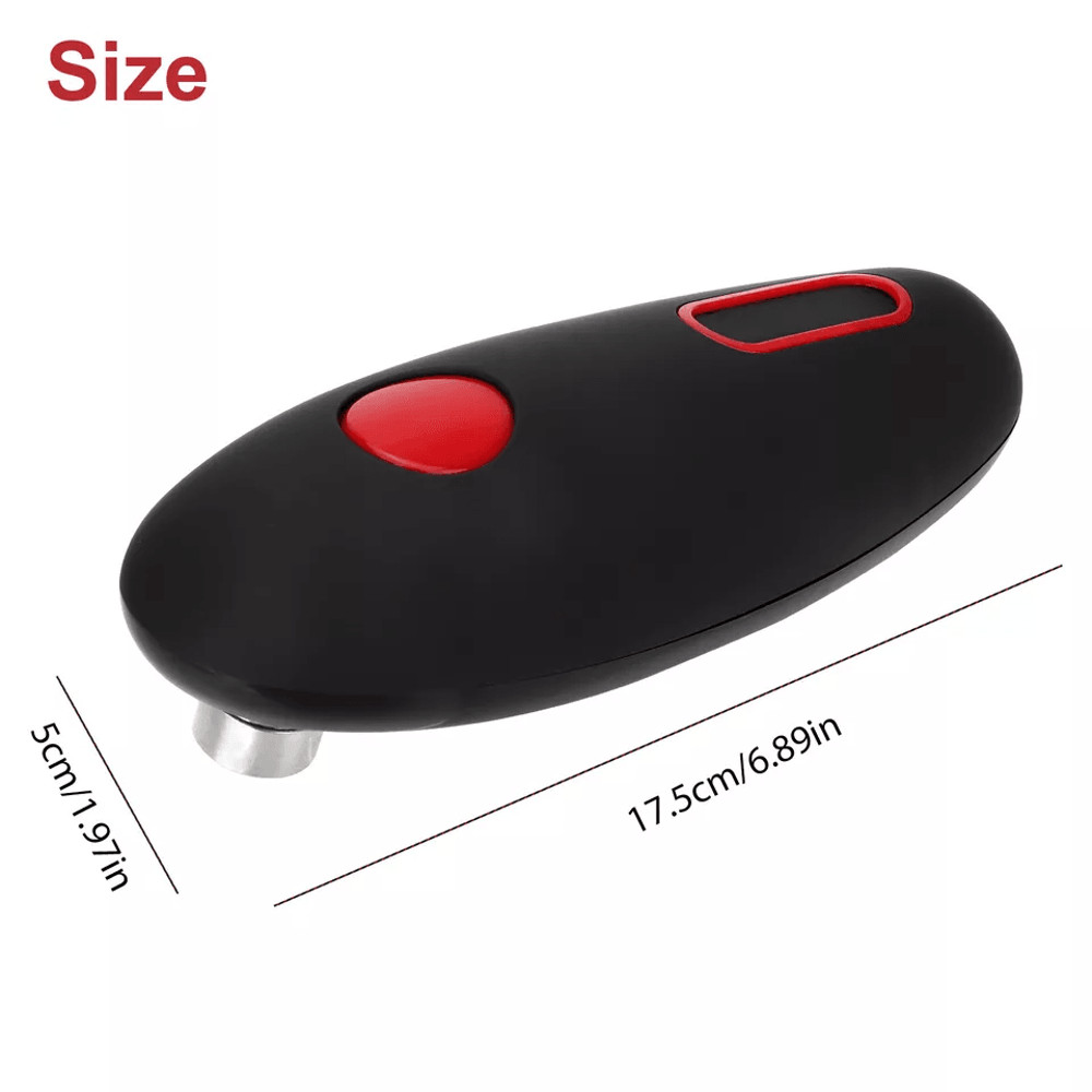 Electric Commercial Can Opener Smooth Edge HandsFree Stainless Steel Automatic Kitchen Tool 6