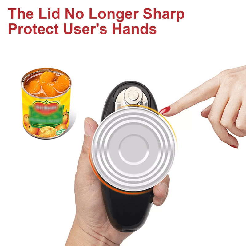 Electric Commercial Can Opener Smooth Edge HandsFree Stainless Steel Automatic Kitchen Tool 3