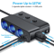 Car Cigarette Lighter Socket Splitter Power Adapter With Quick Charge USB Ports 1