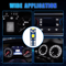 White SMD LED Instrument Panel Dash Gauge Light Bulbs Set With Sockets Cluster Bulbs For Car Inter 1
