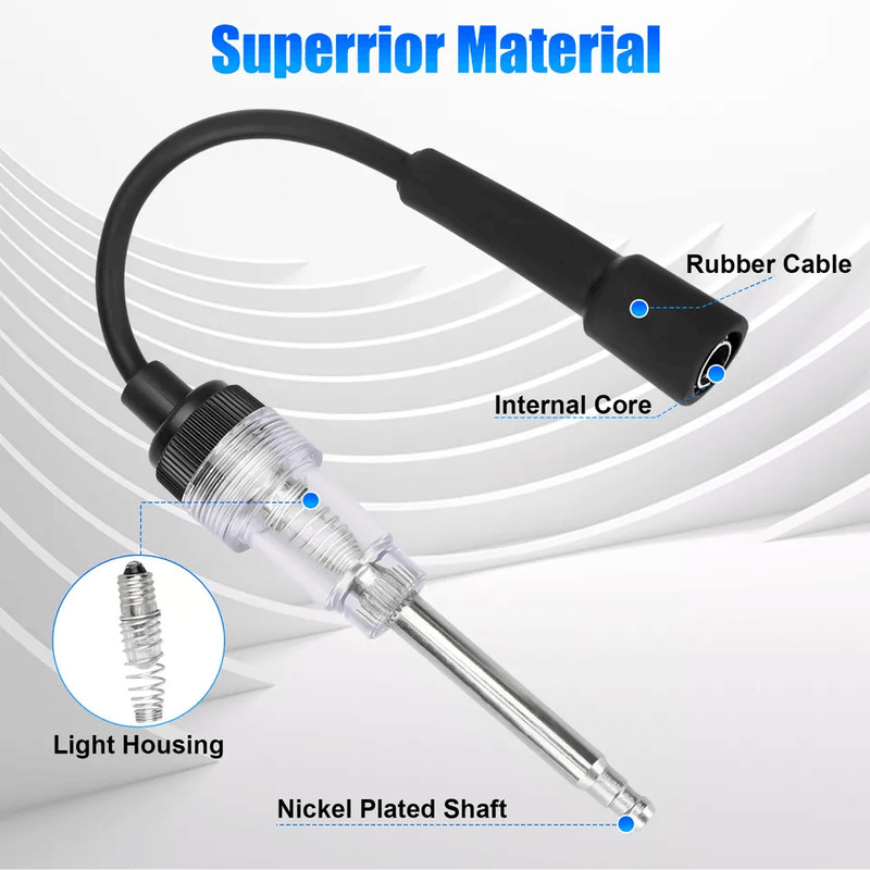 Universal Spark Plug Tester Ignition System Coil Engine Diagnostic Tool For 2 4Stroke Engines 5