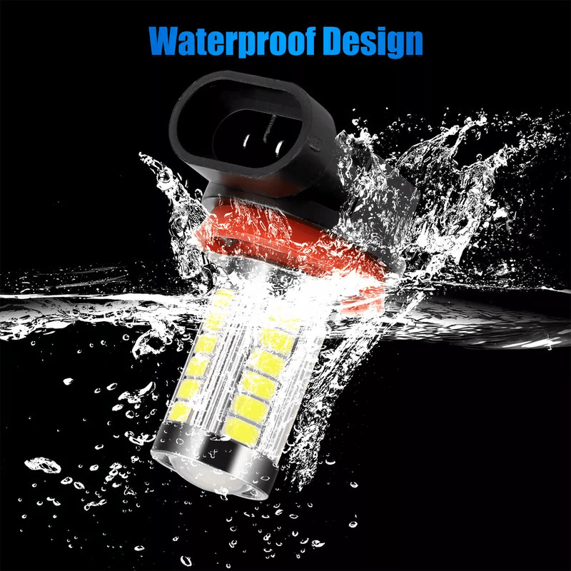 LED Fog Light Bulb 6500K White AntiFog Bright Driving Lamp 2