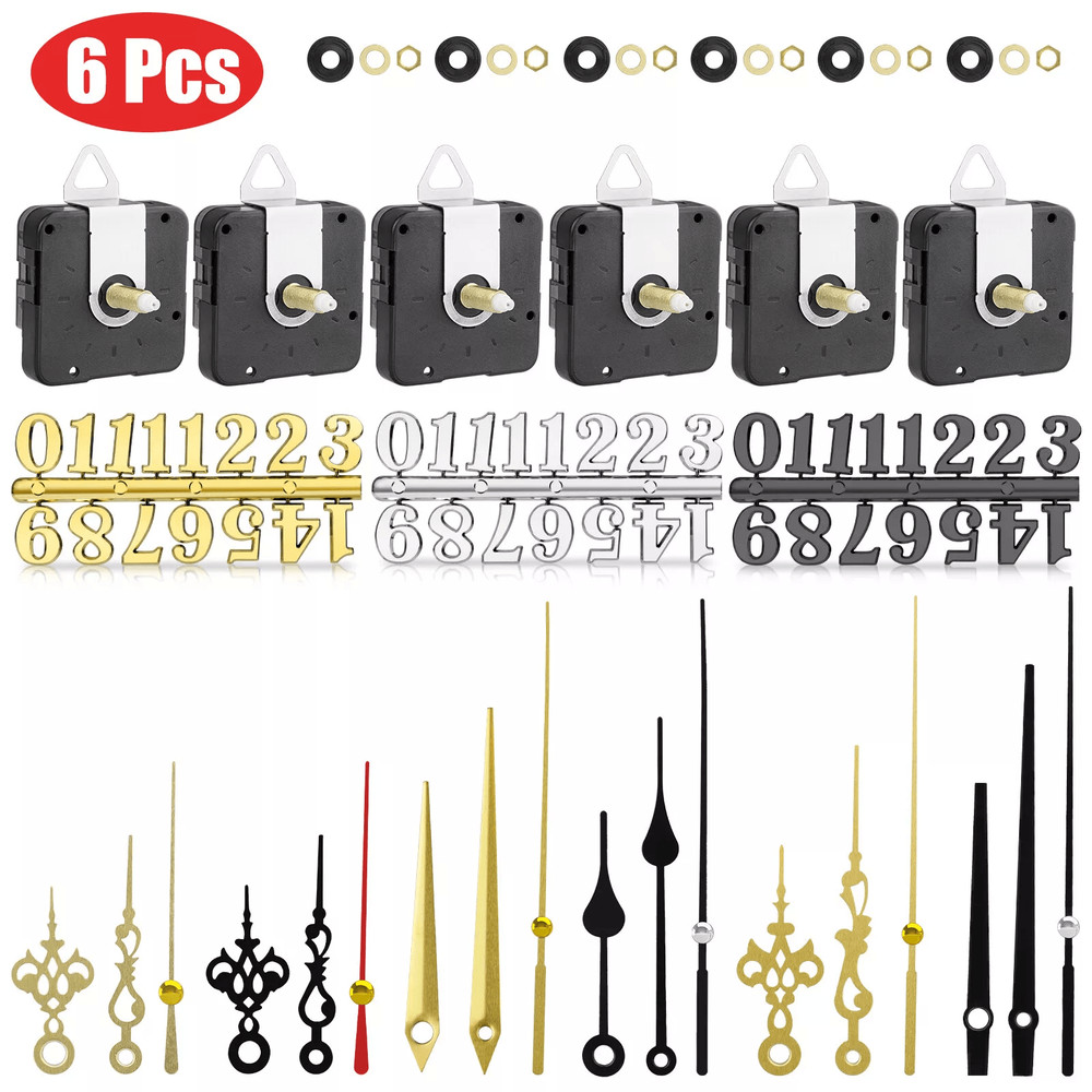 Quartz Wall Clock Movement Mechanism With Hands DIY Replacement Repair Kit For Clock Fix 0