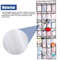 28 Grids Over Door Shoe Organizer Rack Hanging Storage Holder With Mesh Pockets For Closet Bathroom 2