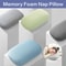 UltraSoft Memory Foam Travel Pillow Ergonomic Neck Support for Health Naps Pain Relief