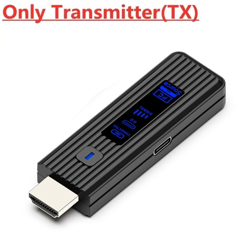 Wireless HDMI Video Dongle Adapter Transmitter Receiver Kit for PC Camera Laptop to TV Project