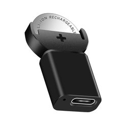 lithium coin cell charger with type-c fast & safe charging for lir1632, lir2016, lir2032h rechargeable batteries