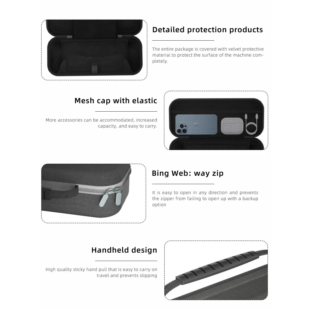 EVA Hard Case For PlayStation Portal Portable Travel Storage Bag For PS5 Console Accessories 4