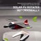 Solar Airplane Ornament Creative Car Desk Decor For Men Women Energy Spinning Gift For Car Enthus 8