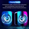 Premium Computer Speakers with LED Lights High-Fidelity PC Sound Box for Desktop & Gaming Setup