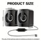 Premium Computer Speakers with LED Lights High-Fidelity PC Sound Box for Desktop & Gaming Setup