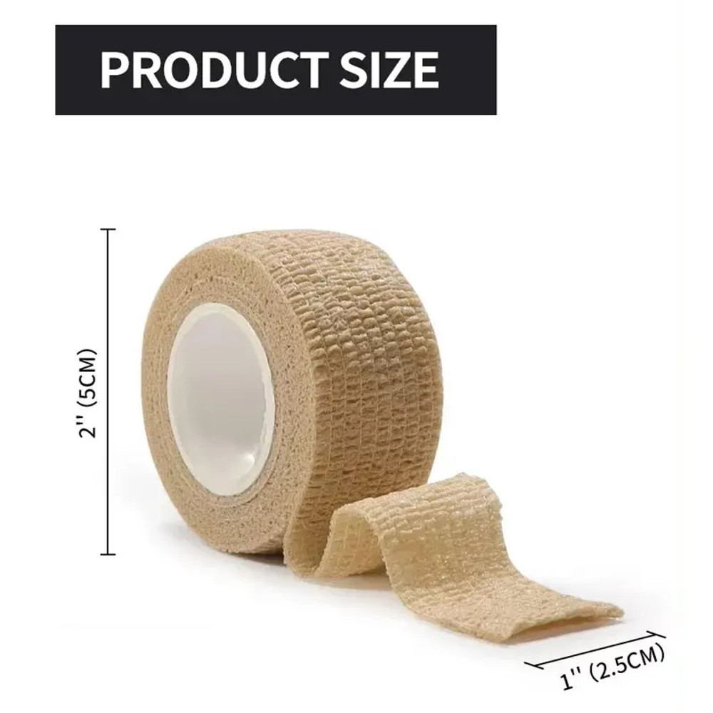Self Adherent Cohesive Bandage Wrap Stretch NonWoven Self Adhesive Tape For Sports  Wound Care 5