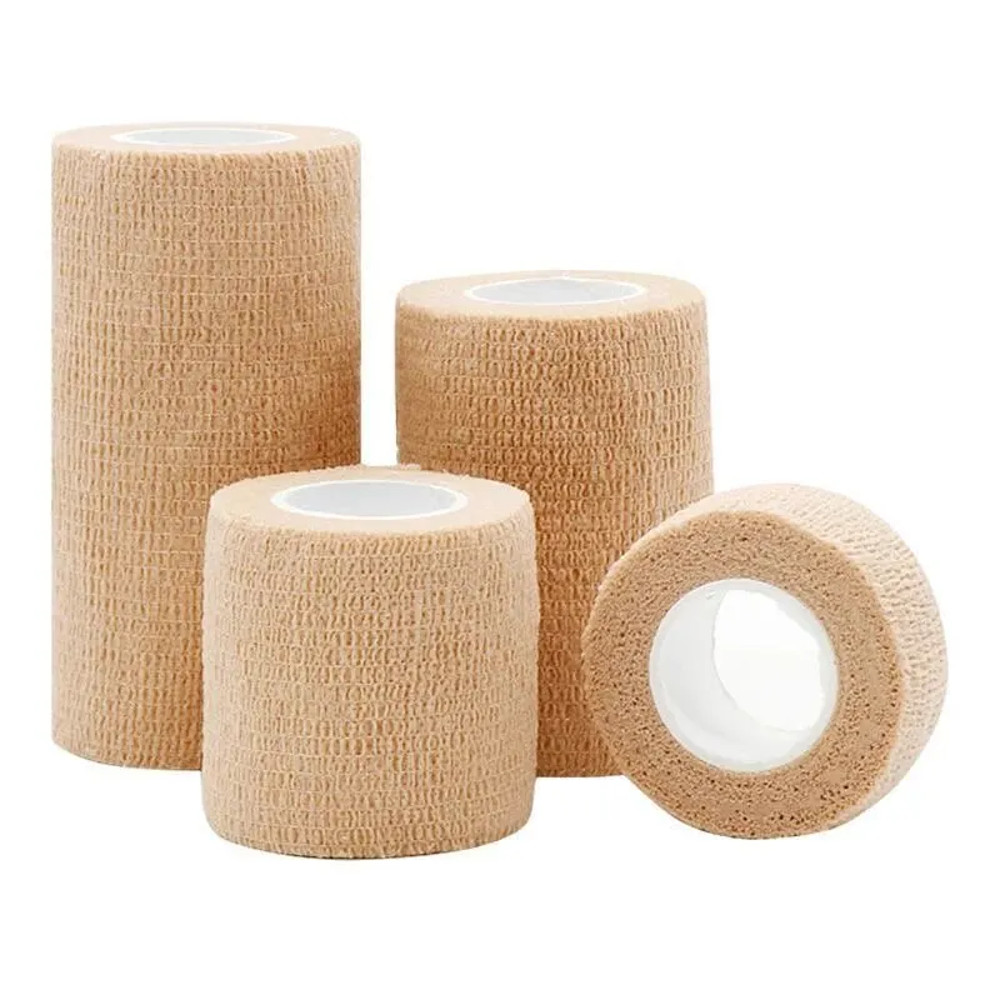 Self Adherent Cohesive Bandage Wrap Stretch NonWoven Self Adhesive Tape For Sports  Wound Care 6