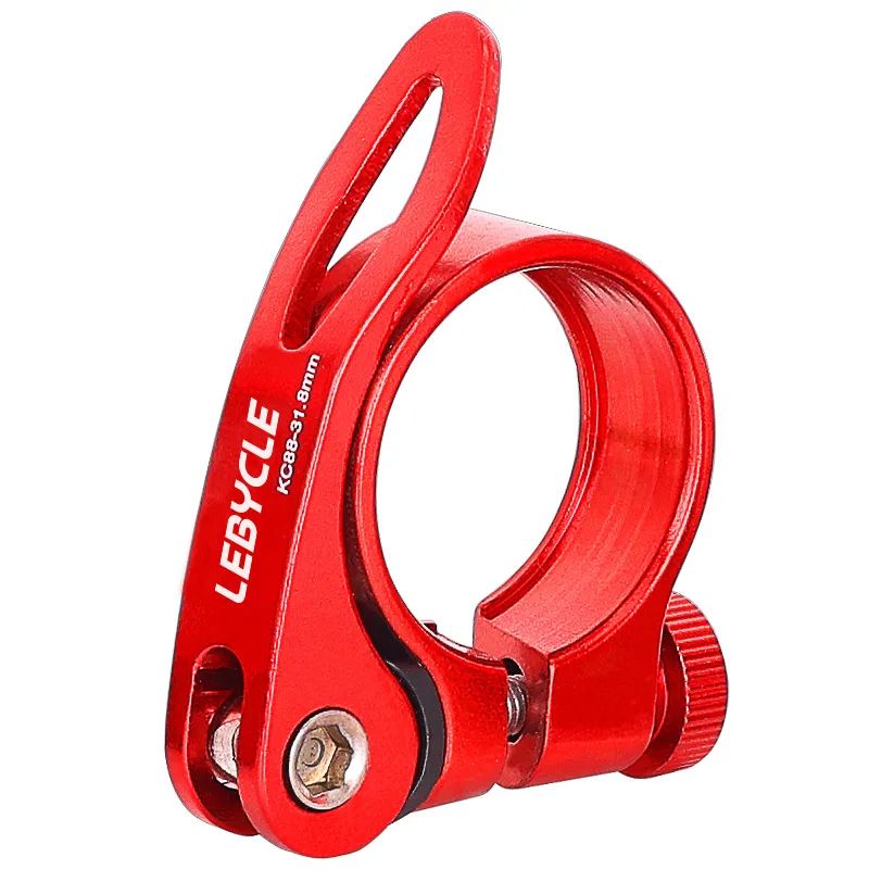 Lebycle Ultralight Aluminum Quick Release Bike Seat Post Clamp For Road MTB 1
