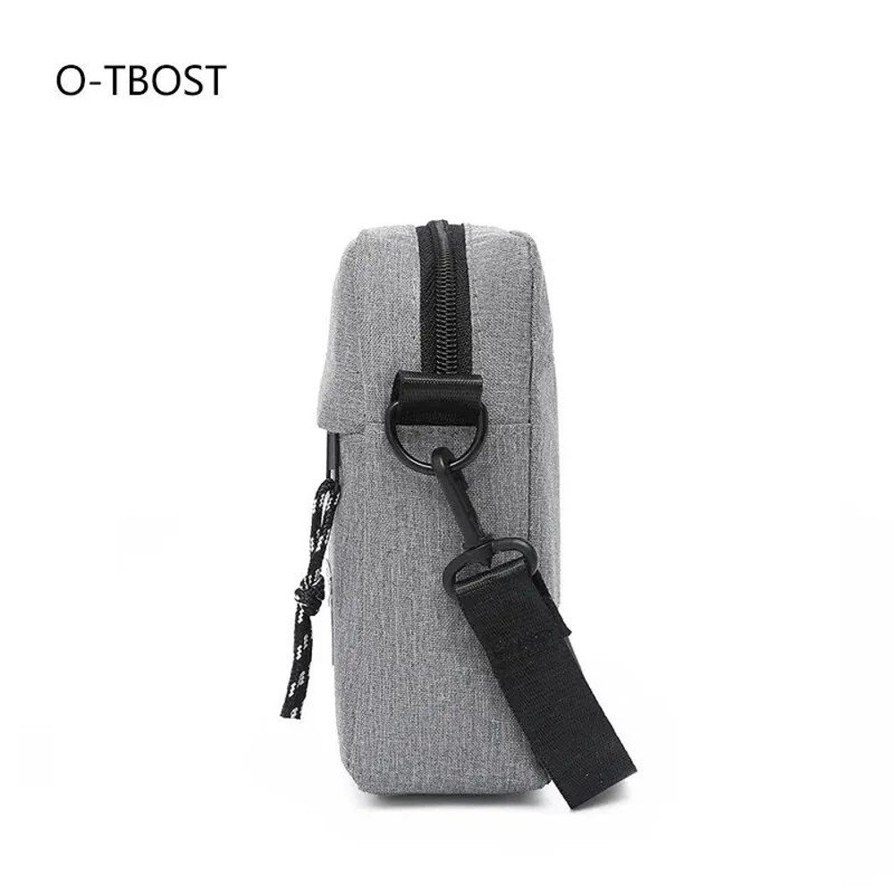 Mens Fashion Oxford Cloth Satchel Casual Diagonal Crossbody Shoulder Bag Small Square Handbag For 3