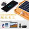 Camping Lantern Solar Rechargeable LED Tent Light With Magnet Powerful Flashlight Power Bank For E 2
