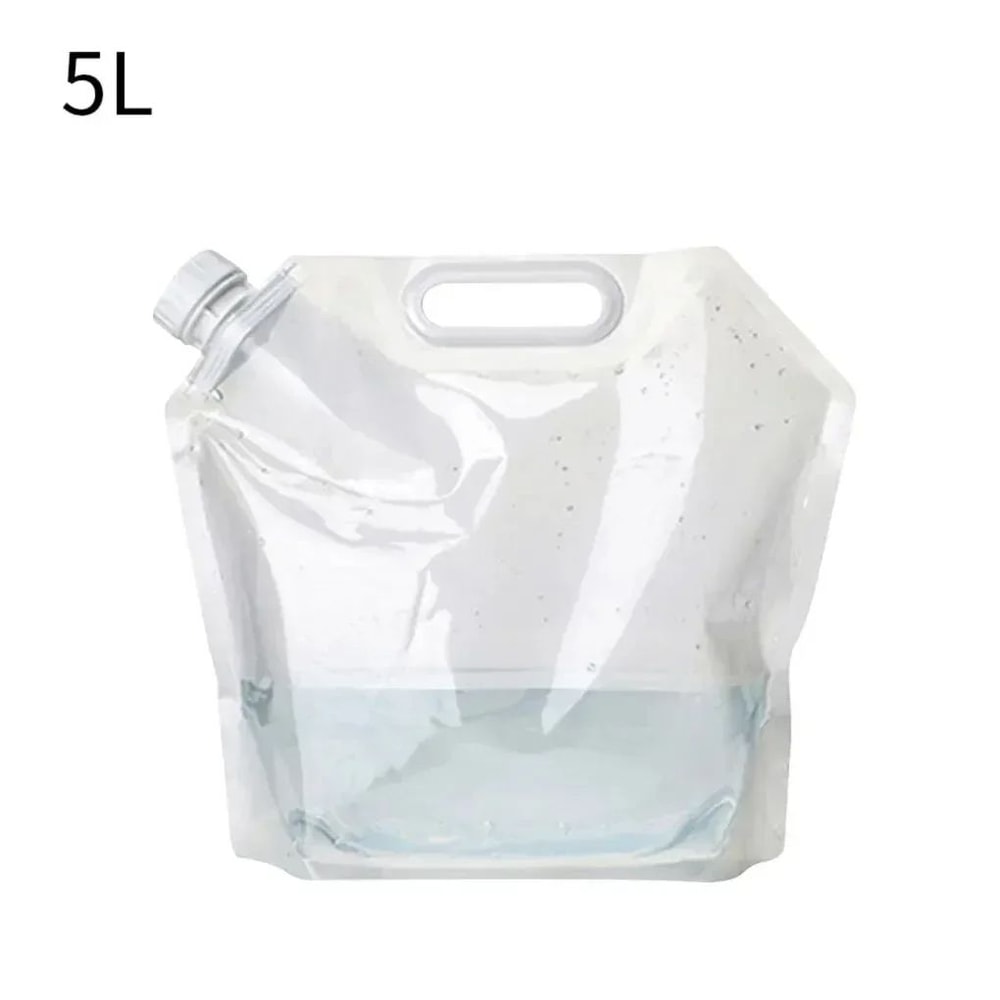 Portable Water Bag Folding Bucket Collapsible Water Container Jug With Handle For Outdoor Travel Ca 7