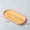 Multi Use Bamboo Tray SetWooden Saucer For Flower PotsCoffee Cups Kitchen DecorEco Friendly Coaste 6