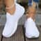 Women Sneaker Loafers Slip On Breathable Tennis Flats – Designer Barefoot Sports Shoes for Ladies Walking & Casual Wear