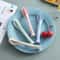 Portable Tableware Set Wheat Straw Dinnerware, Detachable Cutlery Travel Tableware Set with Case, Eco-Friendly Camping