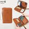 Multifunctional Blocking Travel Wallet, Passport Holder, Ticket Organizer, Credit Card Zipper Pouch with Wrist Strap
