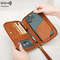 Multifunctional Blocking Travel Wallet, Passport Holder, Ticket Organizer, Credit Card Zipper Pouch with Wrist Strap