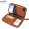 Multifunctional Blocking Travel Wallet, Passport Holder, Ticket Organizer, Credit Card Zipper Pouch with Wrist Strap