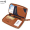 Multifunctional Blocking Travel Wallet, Passport Holder, Ticket Organizer, Credit Card Zipper Pouch with Wrist Strap