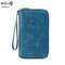 Multifunctional Blocking Travel Wallet, Passport Holder, Ticket Organizer, Credit Card Zipper Pouch with Wrist Strap