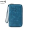 Multifunctional Blocking Travel Wallet, Passport Holder, Ticket Organizer, Credit Card Zipper Pouch with Wrist Strap