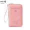Multifunctional Blocking Travel Wallet, Passport Holder, Ticket Organizer, Credit Card Zipper Pouch with Wrist Strap